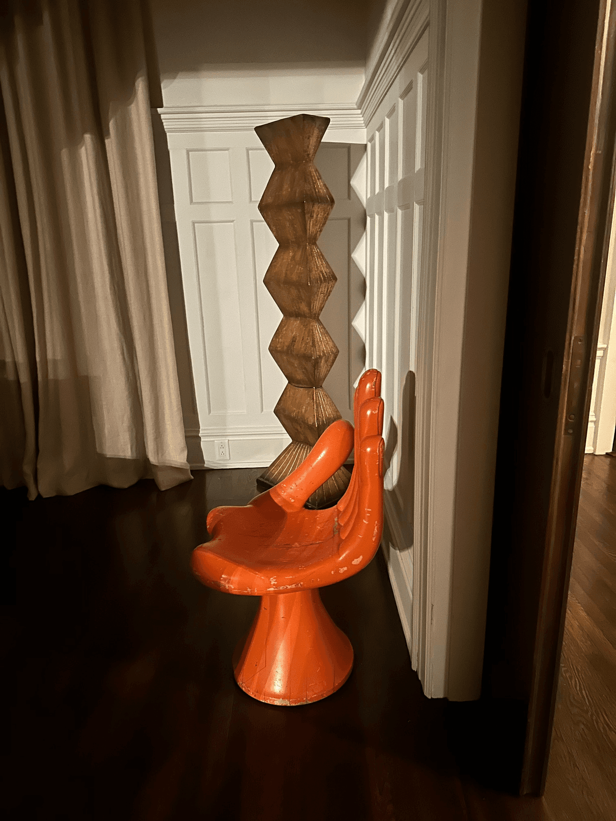 Pedro Friedeberg hand chair — sourced in Mexico City